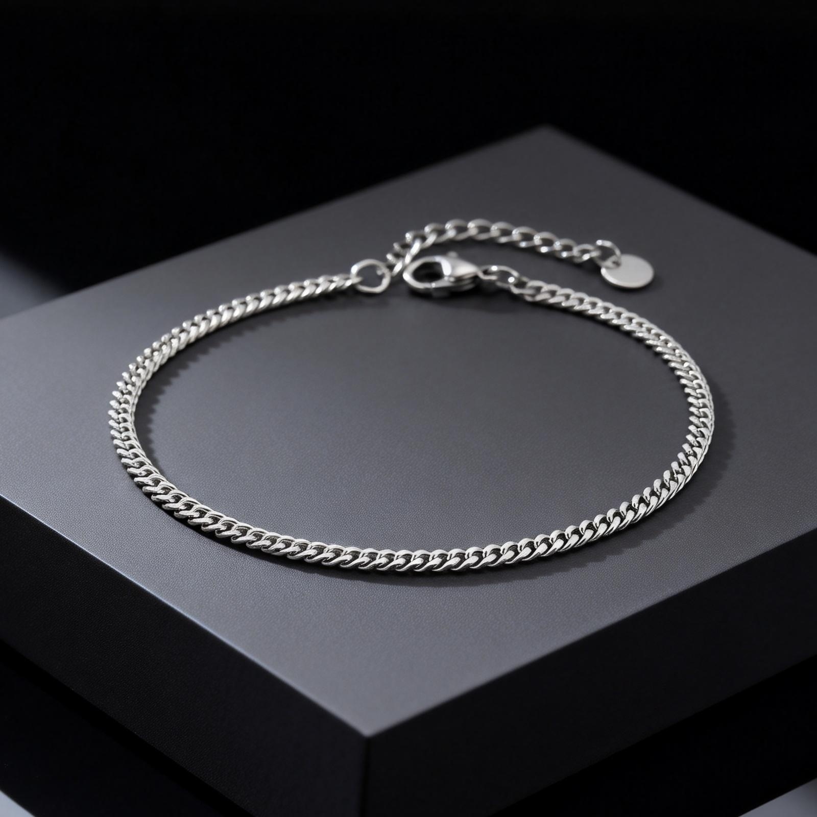 ミニマリストステンレス鋼アンクレットブレスレット男性女性用防 - Jc Jewelry & Watches Photos のレビューと価格