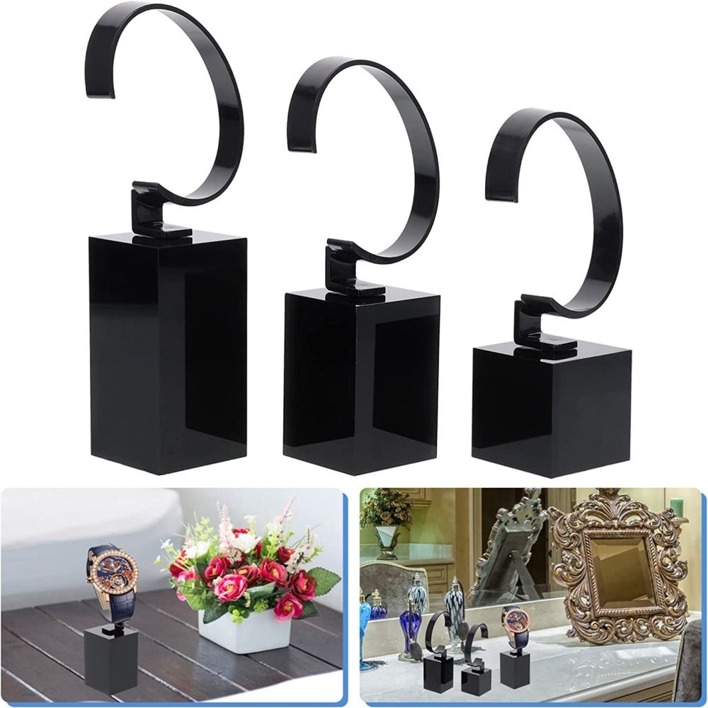 4/6/8 センチメートル新しいアクリル時計ディスプレイホル - Jewelry And Watches Inc のレビューと価格