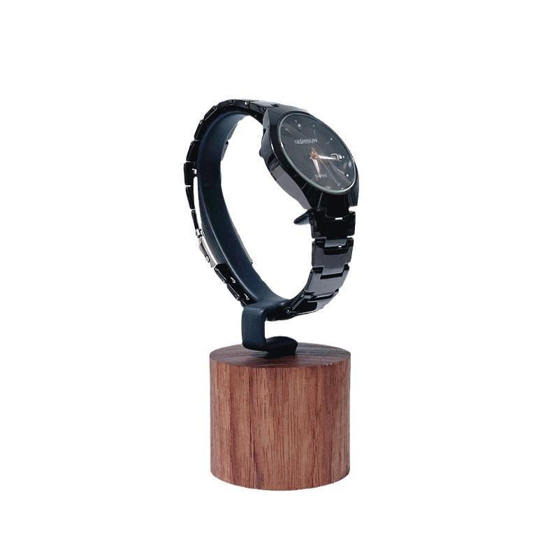 新しい木製C型腕時計ディスプレイスタンド、携帯用ジュエリーブ - Jewelry And Watches Inc のレビューと価格